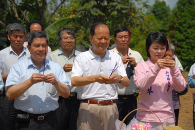 自來水廠配水池工程開工動土典禮(圖)