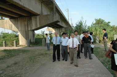 頭前溪開闢一條五公里長的自行車道(圖)