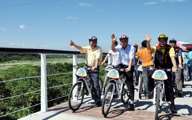 大鶯綠野景觀自行車道今天完工啟用(圖)
