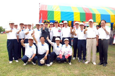 彰縣舉辦後備軍人全民國防競賽(圖)