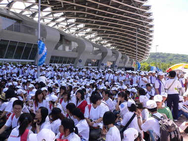 日東電工公司積極支援世運志工活動(圖)