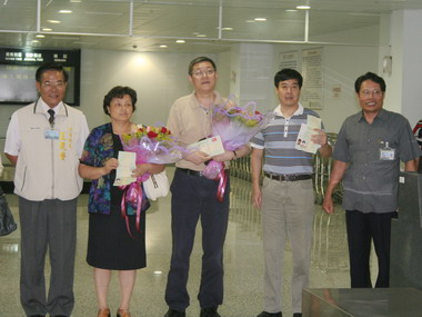 華信航空澎湖南京包機首航儀式(圖)