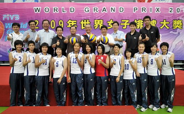 世界女子排球大獎賽7日在巨蛋登場(圖)