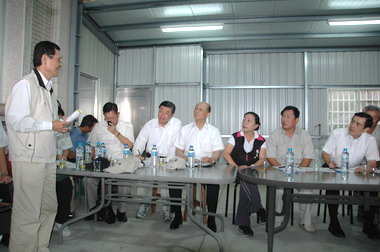 馬英九巡視嘉義縣山區災情(圖)