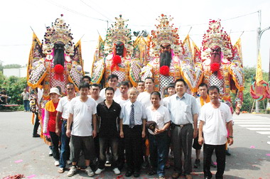 竹市朝&#29789;宮四聖者開光繞境安座大典(圖)