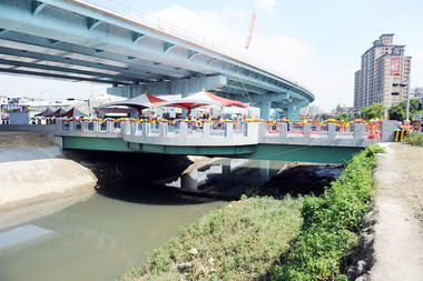 湳仔溝雙橋落成啟用 板橋西區通行更便利(圖)