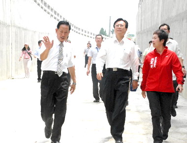 卓伯源視察田中擴大內需執行方案情形(圖)