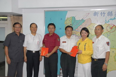 鄭永金肯定所有警消弟兄的努力(圖)