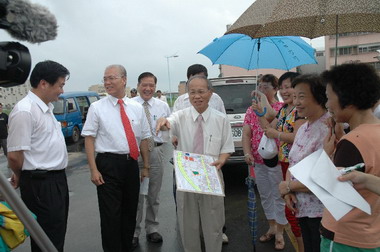 港北公園開闢公園出入道路並強化排水(圖)