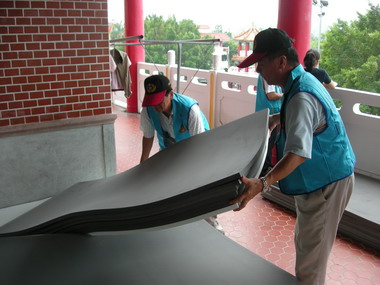 後備指揮部全力投入台南縣內災後復原工作(圖)