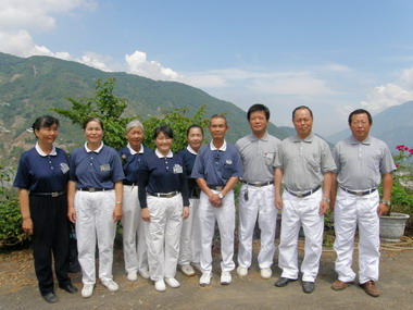 信義慈濟志工八家將獲好評(圖)