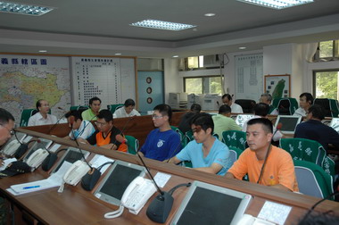 曾中明視察嘉義縣芭瑪颱風整備情形(圖)