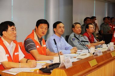 北縣防颱中心整備會 中央、地方同步同調(圖)