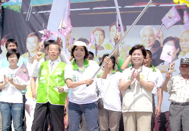 彰化縣長候選人翁金珠成立北斗區競選總部(圖)