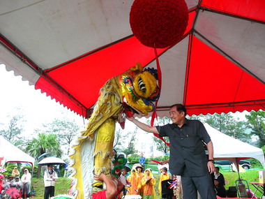 八斗子槌球場啟用張通榮市長允諾改善(圖)