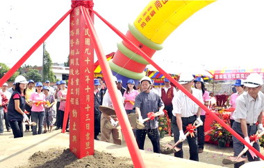 南山農地重劃區農水路工程動土農戶受惠(圖)