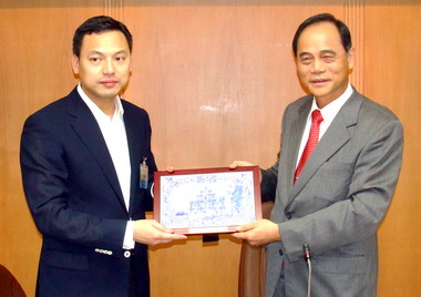 黃敏恭接見門貿易投資促進局主席李炳康(圖)