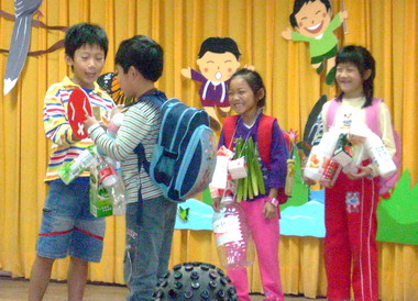 北縣上林國小宣導健康達人活動(圖)