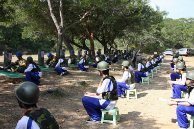響應全民國防教育(圖)