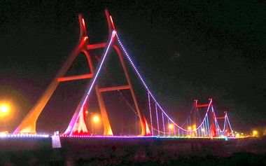 縣府推動夜間亮化讓苗栗夜景變美麗(圖)