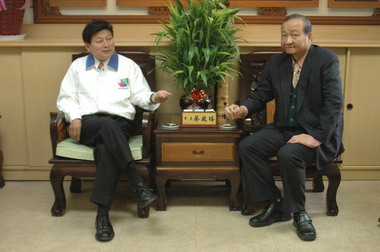 傅崐萁28日前往花蓮市公所拜會(圖)