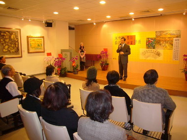 陳中庸書法暨蔡宗統油畫聯展(圖)