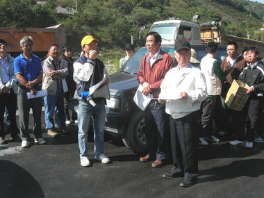 理河川疏濬採售分離作業(圖)