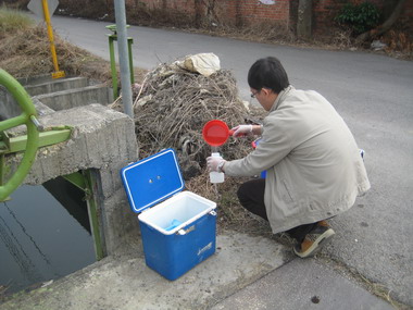 環保局強力稽查守護水環境(圖)