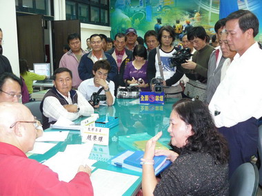 劉玉山趙榮耀巡察屏東莫拉克復建情形(圖)