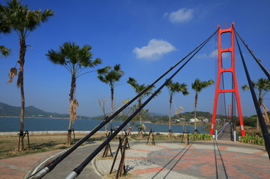 阿公店水庫環庫自行車道週未啟用(圖)