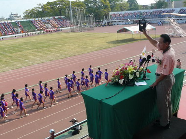 屏東縣中小學聯合運動會開幕(圖)