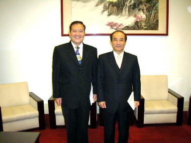 許明財拜會立法院長王金平(圖)