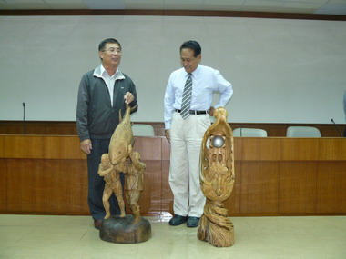 漂流木創意木雕優勝作品擇期展示(圖)