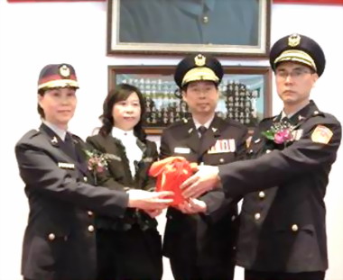 大湖、頭份、通霄分局新卸任分局長交接(圖)