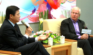 水立方建築師比爾曼與周錫瑋談綠能都市(圖)