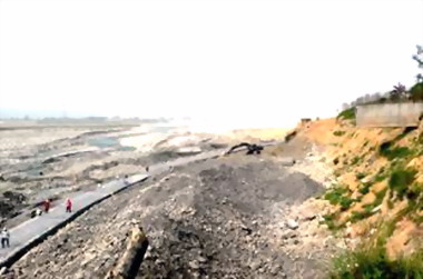 縣府邀水利署林務局會勘火炎山明隧道(圖)