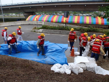 臺南縣防汛、疏散撤離暨災害防救演習(圖)