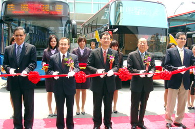 桃園士林 中壢松山國道客運路線通車(圖)