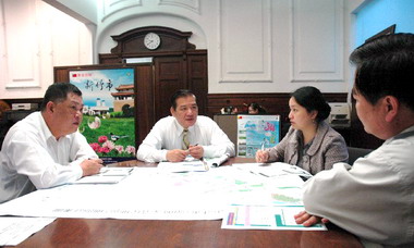 許明財：優先推動全市休閒運動體育園區(圖)