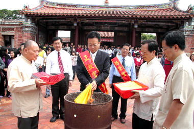 彰縣辦理考生祈福活動(圖)