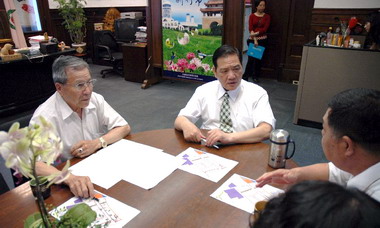 許明財：合理範圍內鼓勵光埔重劃區開發(圖)