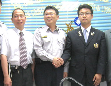 日本靜岡縣警察本部蒞臨羅東警分局(圖)