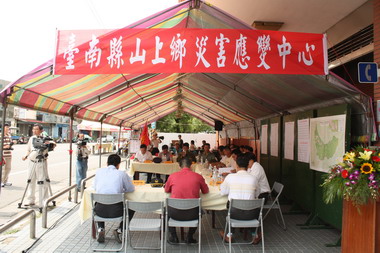 99年度風水災災害防救暨疏散避難演練(圖)