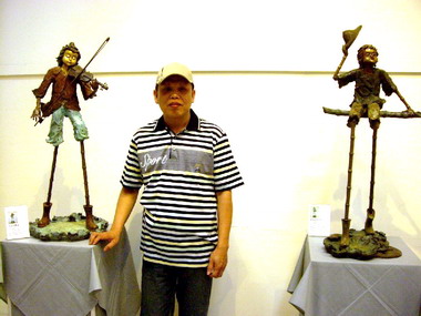 江石德稻草人雕塑個展即日起展開(圖)