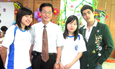 水里商工辦國際交換學生歡送茶會(圖)