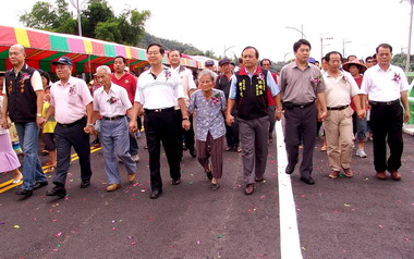 中寮鄉中山橋改建完工(圖)