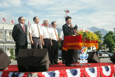 花蓮縣政府七月份擴大升旗典禮(圖)