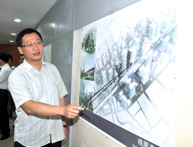 台鐵桃園段高架捷運化沿線建園林大道(圖)