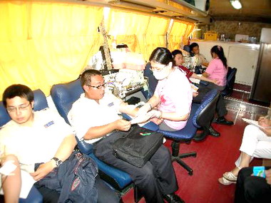 替代役男熱心捐血做公益(圖)