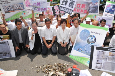 蘇治芬在立法院召開六輕工安公聽會(圖)